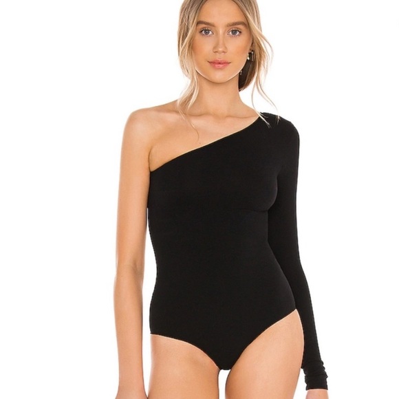 Commando Tops - COMMANDO THE BALLET ONE SHOULDER BODYSUIT THONG
